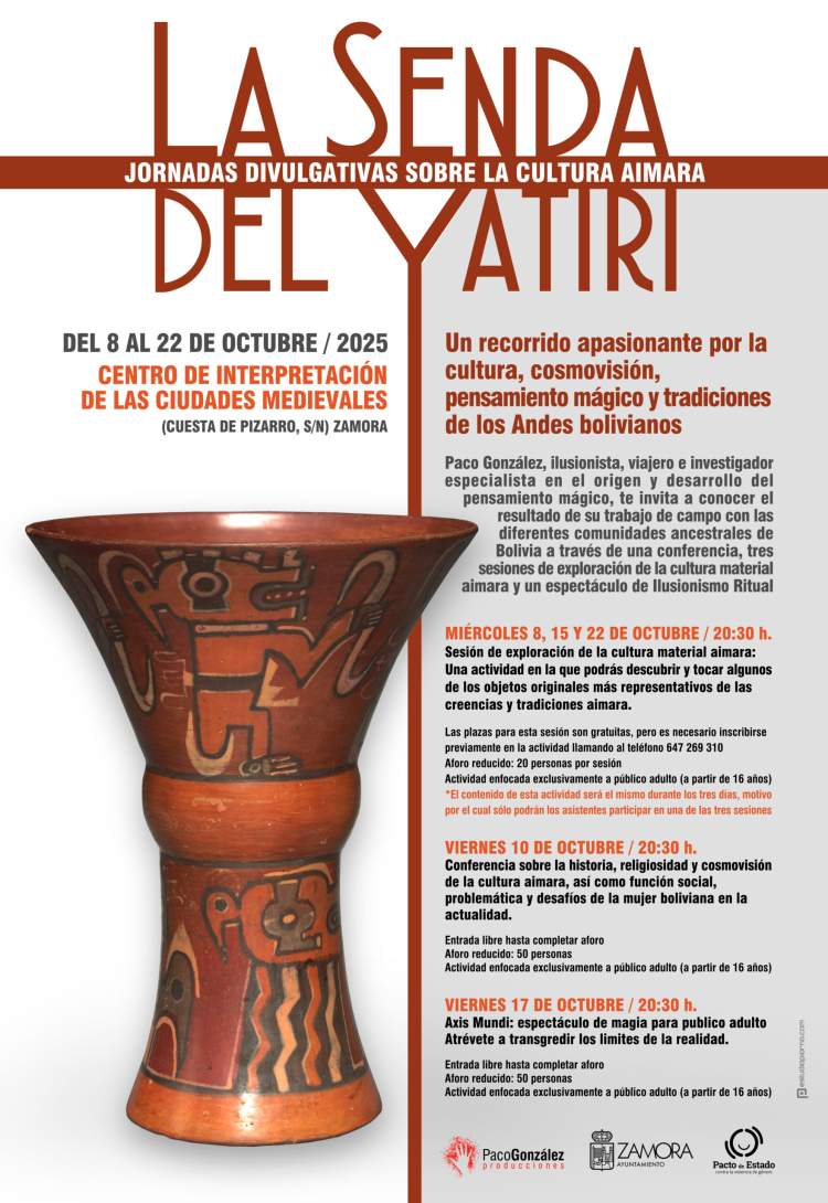 LA SENDA DEL YATIRI - JORNADAS DIVULGATIVAS SOBRE LA CULTURA AIMARA