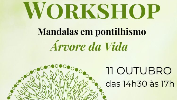 Mandalas em pontilhismo: a Árvore da vida
