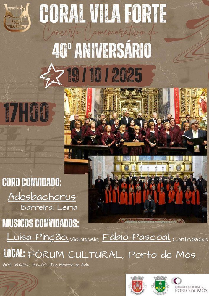 Concerto do 40º Aniversário do Coral Vila Forte