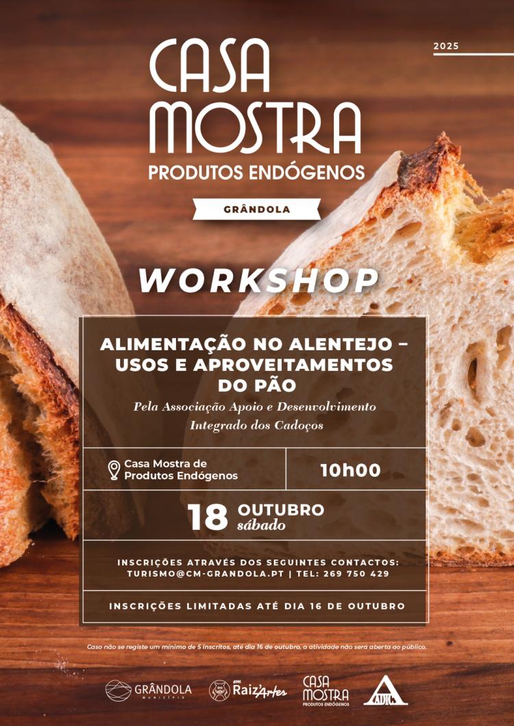 CASA MOSTRA | Workshop - Alimentação no Alentejo - Usos e aproveitamentos do pão