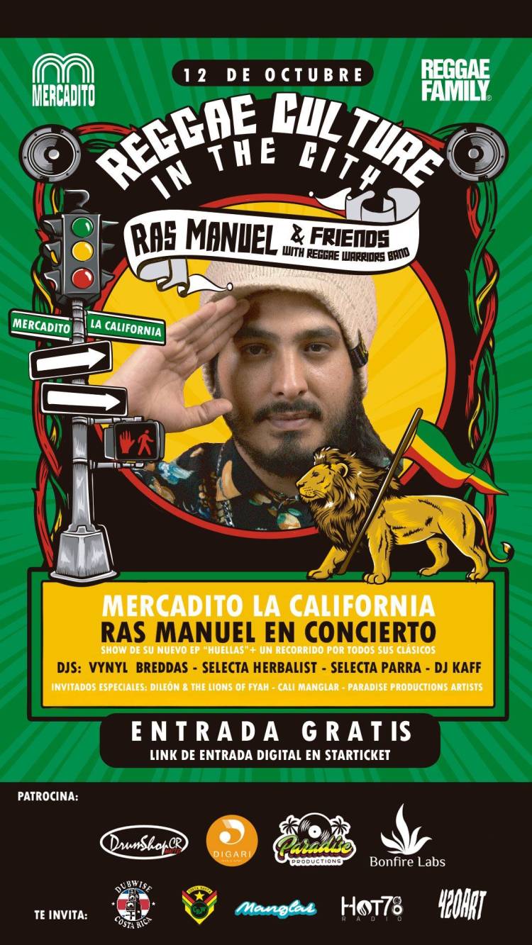 Ras Manuel & Reggae Warriors Band- Reggae Culture in the city