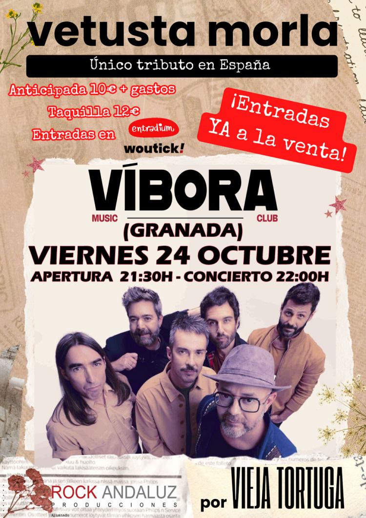 TRIBUTO A VETUSTA MORLA (POR VIEJA TORTUGA) en Granada