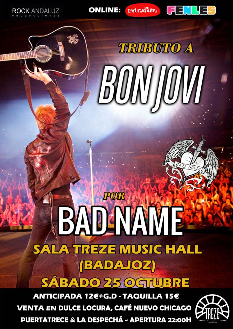 TRIBUTO A BON JOVI POR BAD NAME (BADAJOZ)