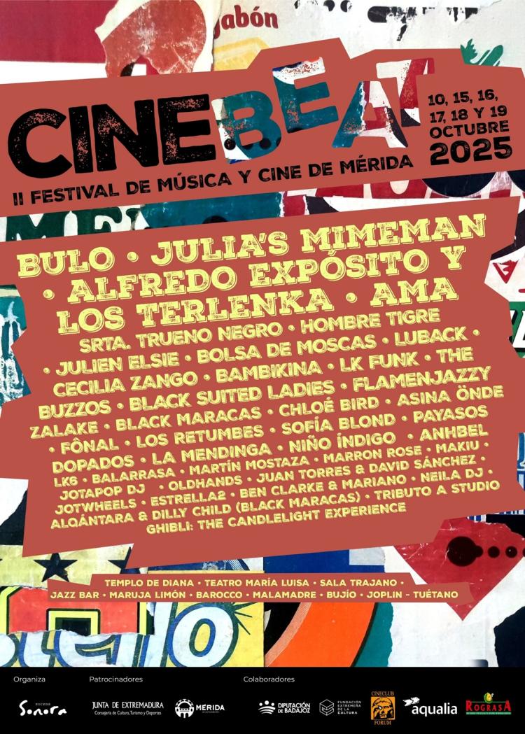 CineBeat 2025. II Festival de Cine y Música de Mérida