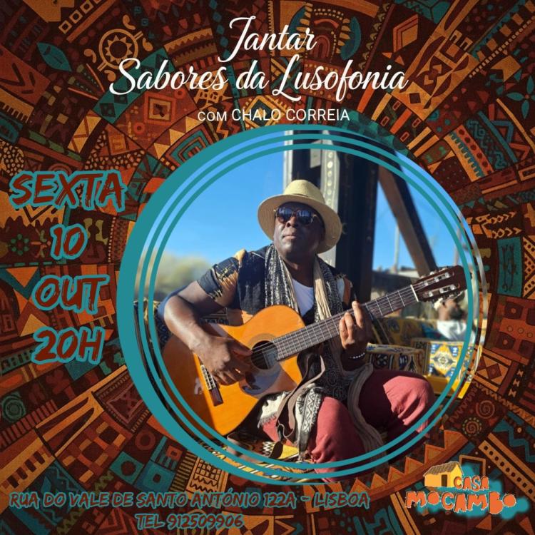 Jantar Sabores da Lusofonia com Chalo Correia