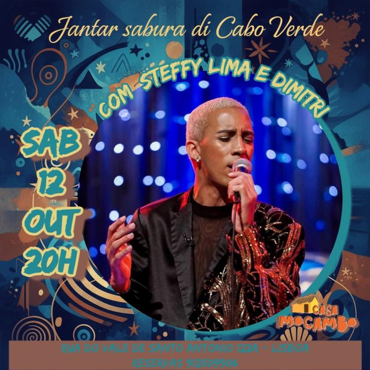 Jantar Sabura di Cabo Verde com Steffy Lima & Dimitri