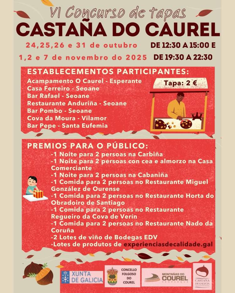 CONCURSO DE TAPAS CASTAÑA DO CAUREL