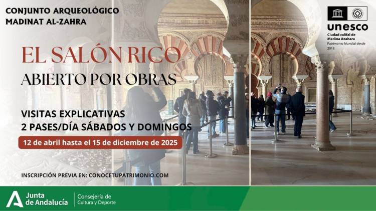 Visitas gratuitas Salón Rico Medina Azahara