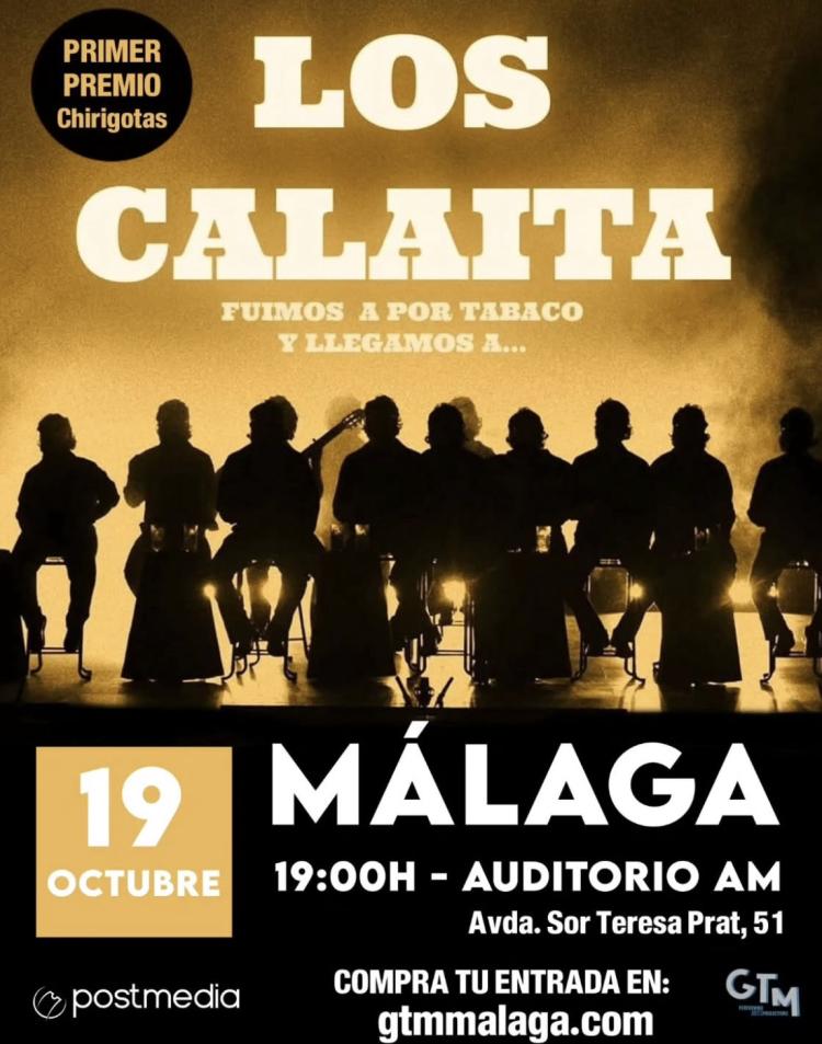 Chirigota del Pelu Los calaíta en Málaga