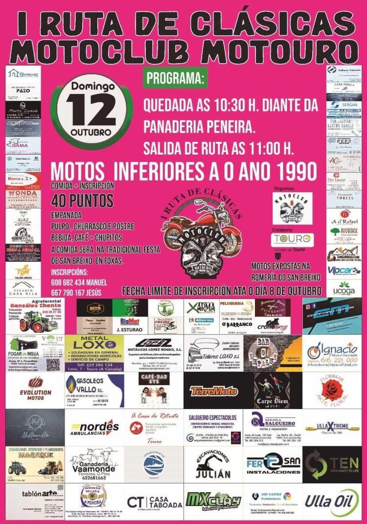 I Ruta de clásicas motoclub Motouro 
