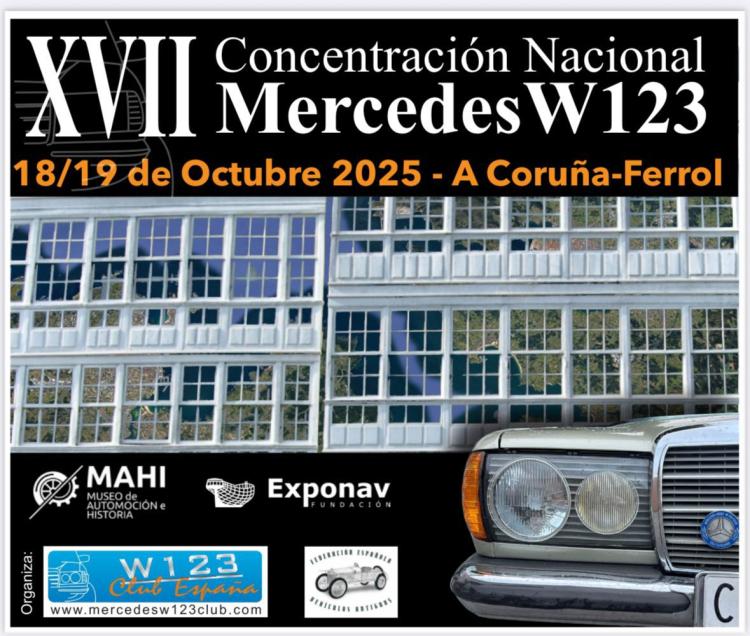 XVII Concentración Nacional Mercedes w123