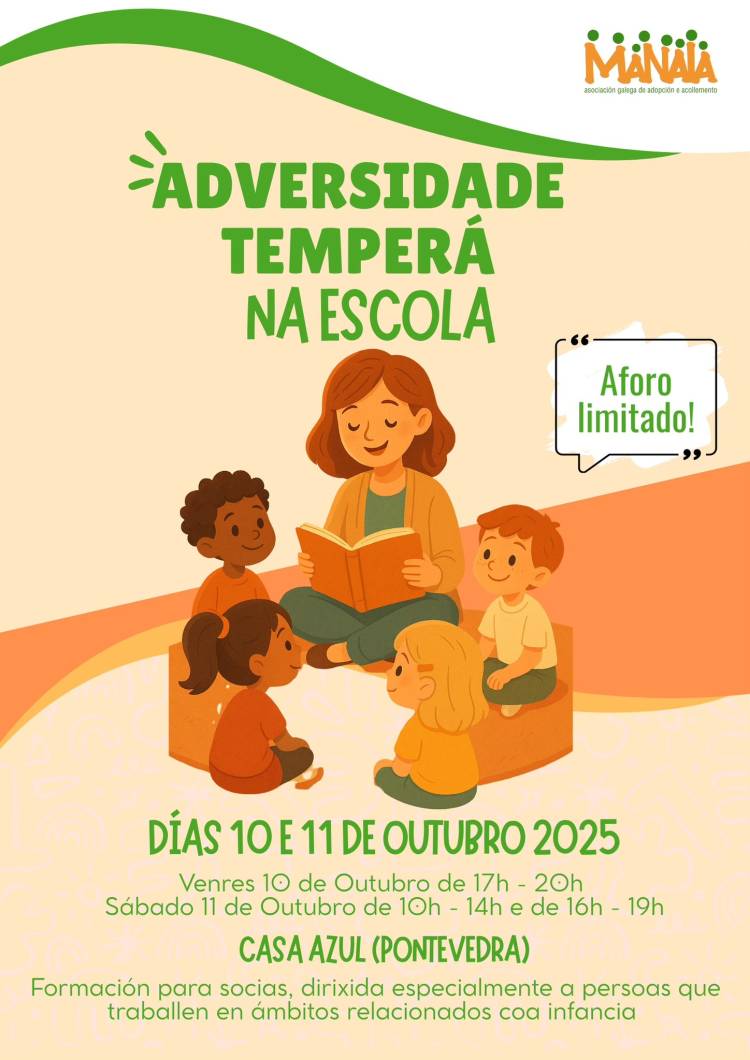 PONTEVEDRA - Dias 10 e 11 de Outubro 2025: 'Adversidade temperá na escola'