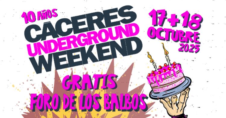 Cáceres Underground Weekend 2025