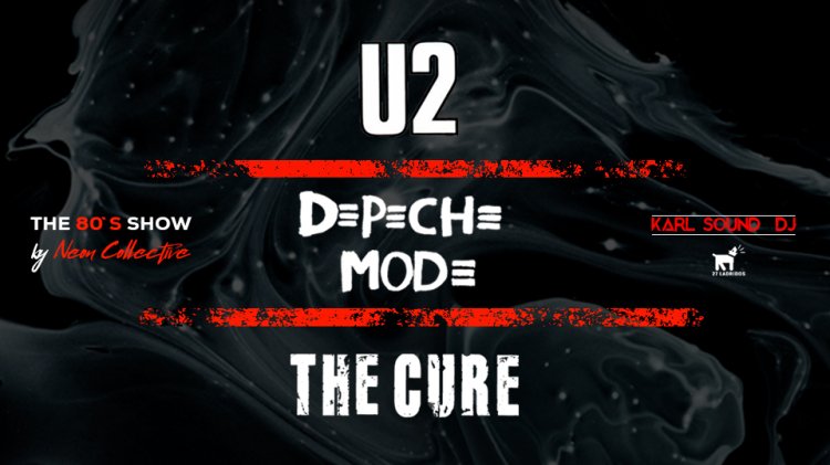 The Cure, U2 & Depeche Mode by Neon Collective en Granada (Gira V Aniversario)