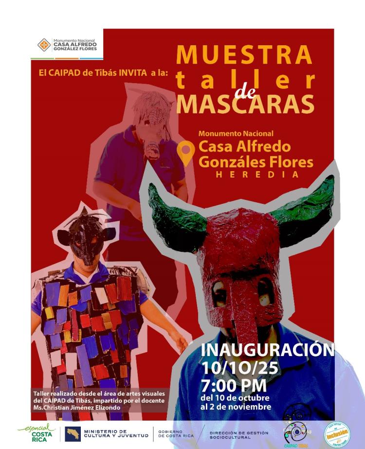 Inauguración exposición temporal de octubre: Muestra de máscaras
