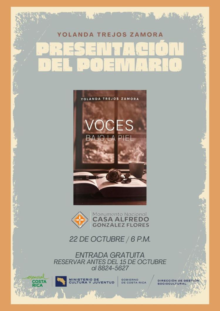 Presentación del poemario: Voces bajo la piel