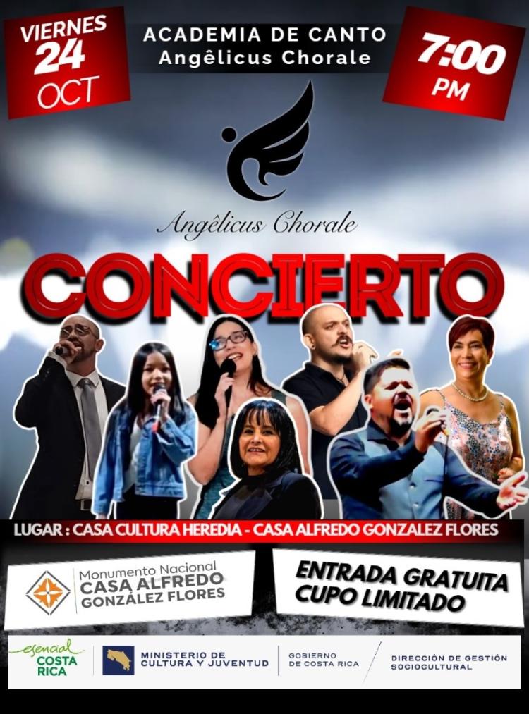Concierto Academia de canto Angelicus Chorale