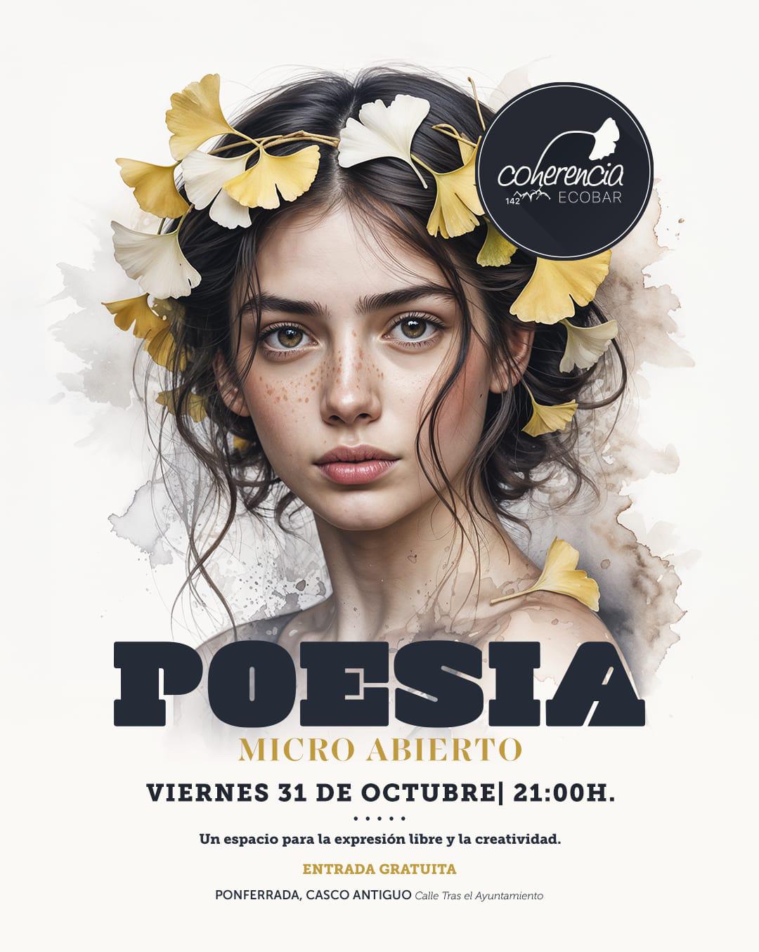 Poesía Micro Abierto en Coherencia Ecobar