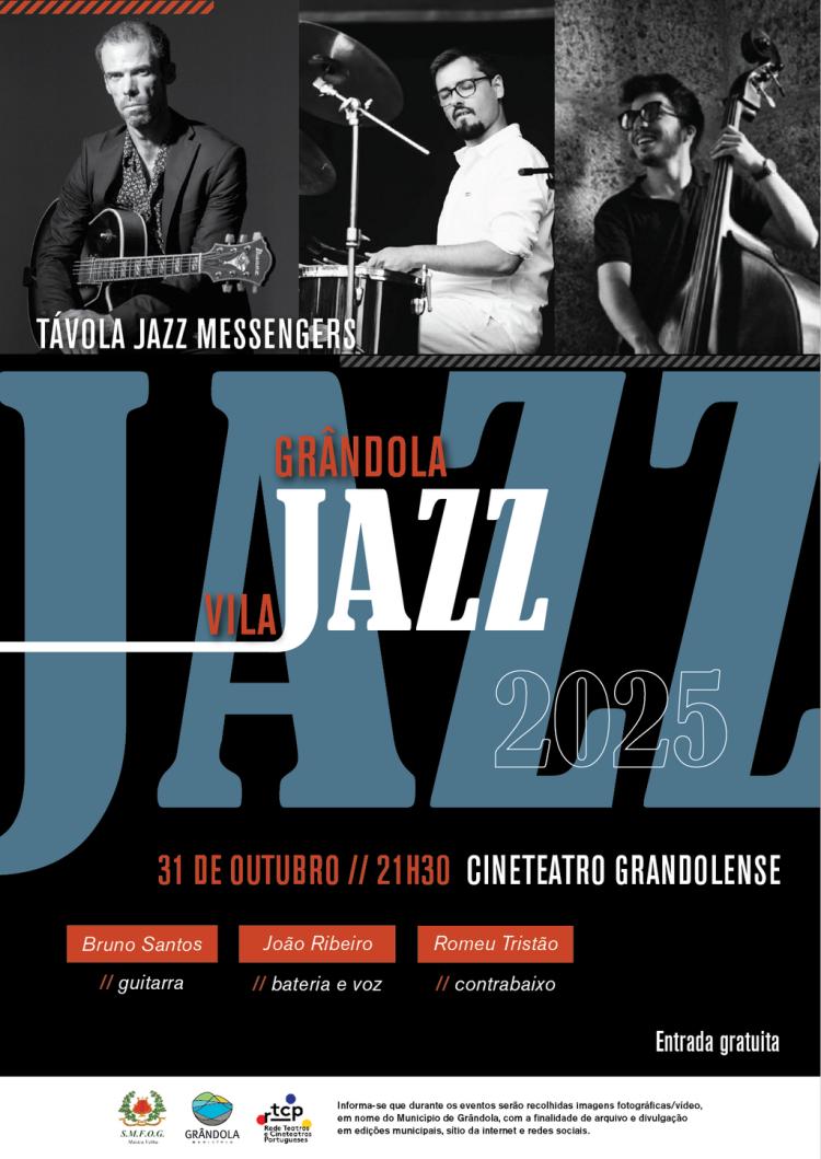 MÚSICA | Grândola, Vila Jazz » Concerto com TÁVOLA JAZZ MESSENGERS