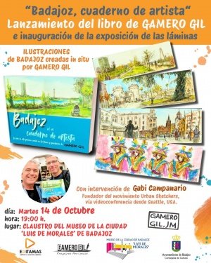Presentación del libro 'Badajoz, cuaderno de artista'