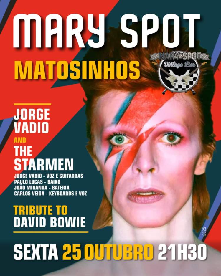 david Bowie Tributo - The Starmen @ Mary Spot Vintage Bar - Matosinhos 