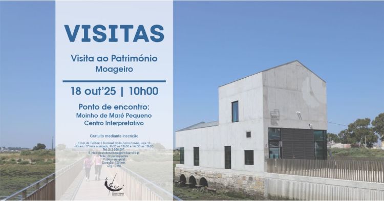 Visita guiada ao Património Moageiro