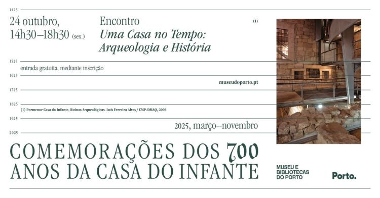 700 ANOS DA CASA DO INFANTE — ENCONTRO — UMA CASA NO TEMPO: ARQUEOLOGIA E HISTÓRIA
