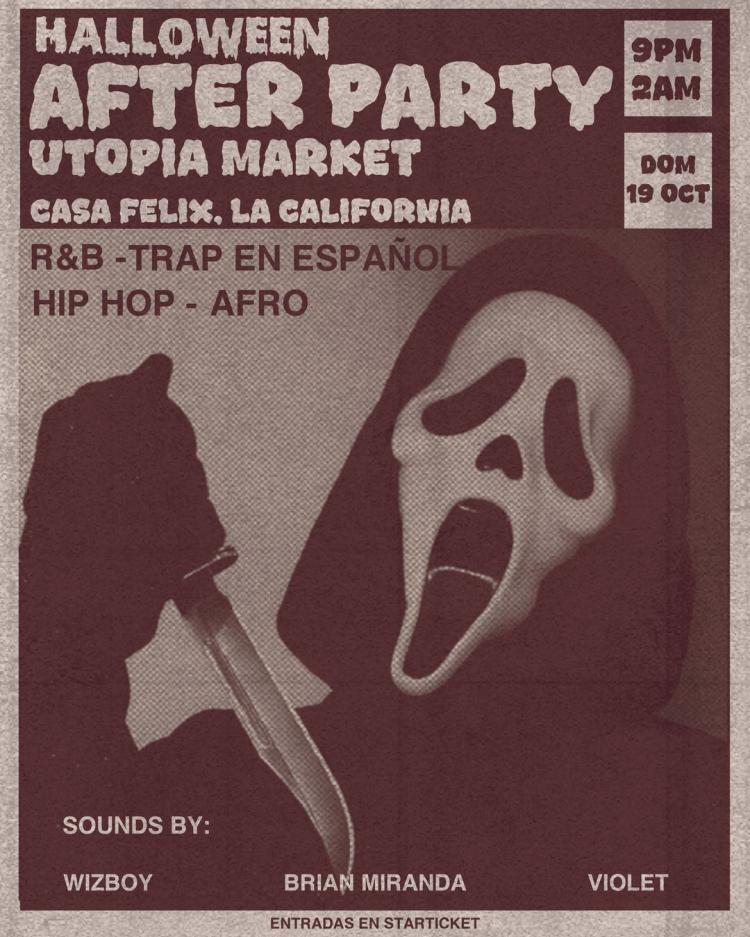 HALLOWEEN AFTER PARTY UTOPIA MARKET 