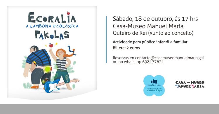 Pakolas con 'Ecoralia, a lambona ecolóxica'