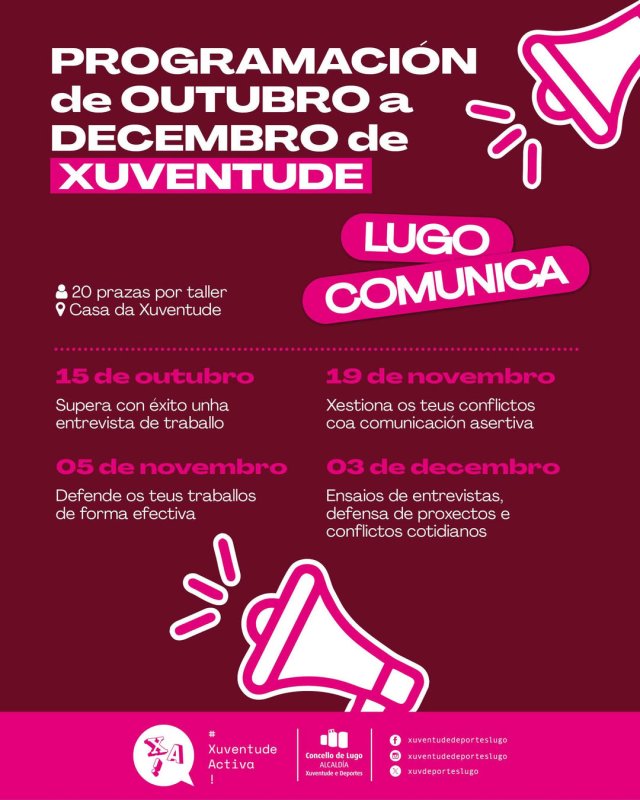 Lugo Comunica: Programación de Xuventude