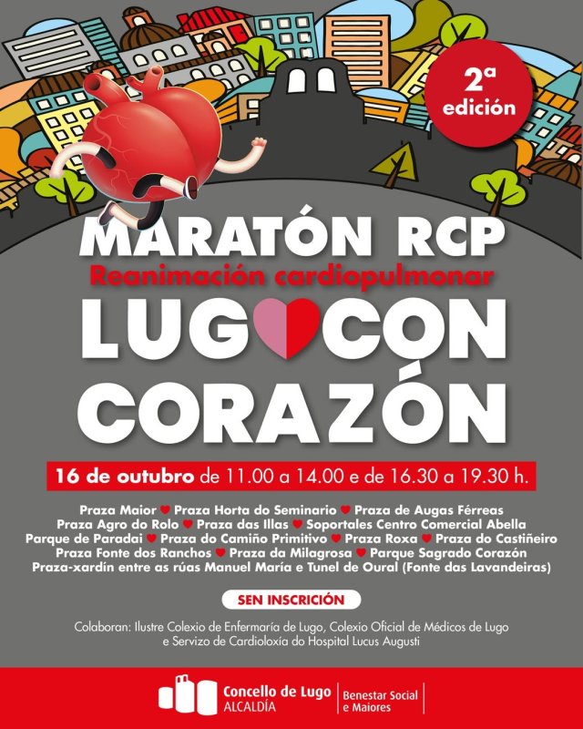 II Maratón RCP “Lugo con Corazón” 2025