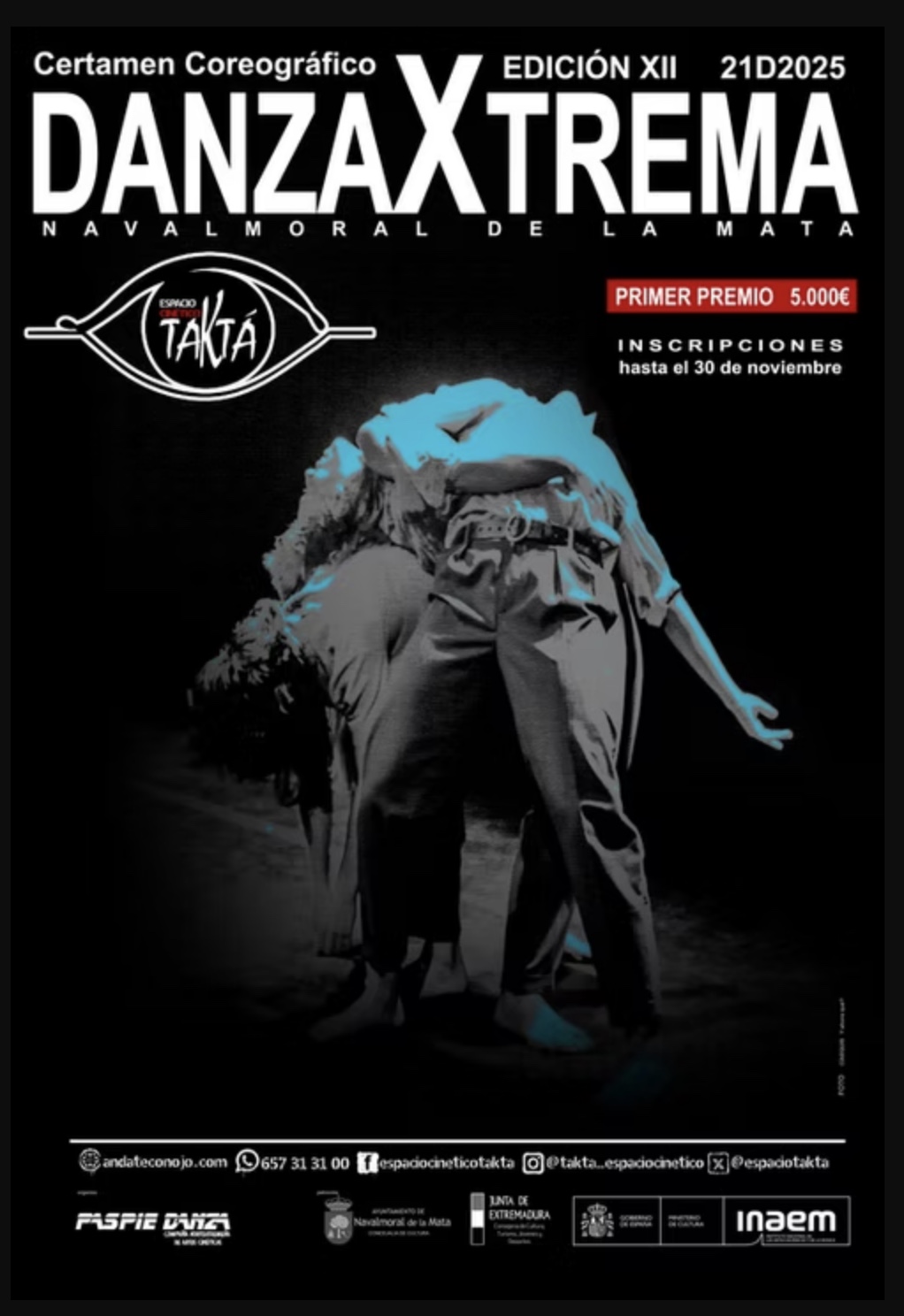 INSCRIPCIONES ABIERTAS | XII Certamen Coreográfico DANZAXTREMA