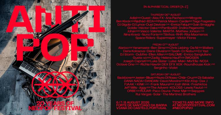 ANTIPOP – 20 Years of NEOPOP Festival 