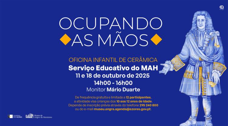 Oficina | Ocupando as Mãos 2 e 3, 11 e 18 de outubro 2025