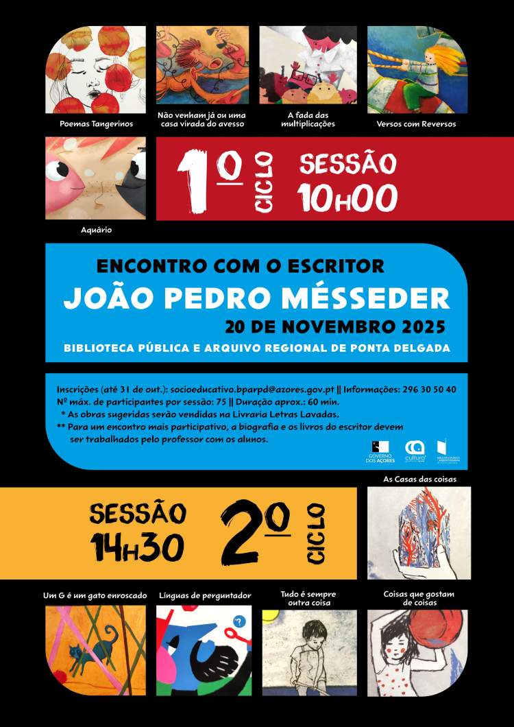 Encontro com o Escritor João Pedro Mésseder