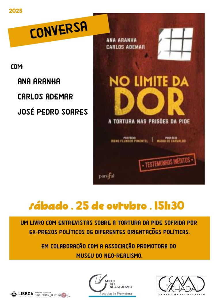 Conversa sobre o livro NO LIMITE DA DOR