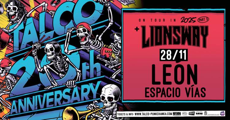 TALCO + Kaparrak (28/11/2025) LEÓN @ Espacio Vías