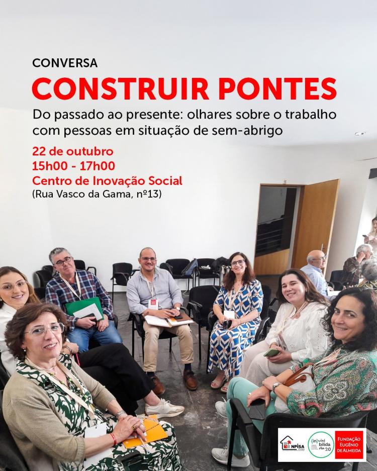 Conversa 'CONSTRUIR PONTES' no Centro de Inovação Social