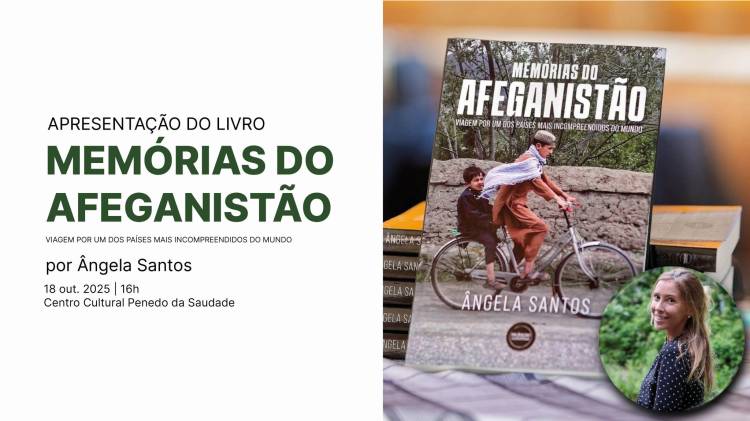 Apresentação do livro 'Memórias do Afeganistão'