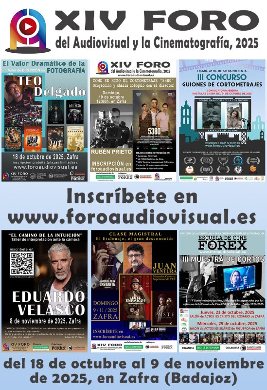 XIV Foro del Audiovisual y la Cinematografía 2025