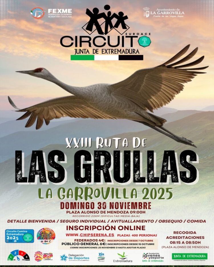 Ruta de las Grullas 2025