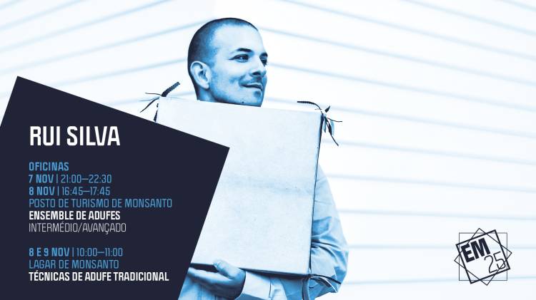 ENCONTROS MED 25 | Ensemble de Adufes e Oficina Técnicas de Adufe Tradicional com Rui Silva