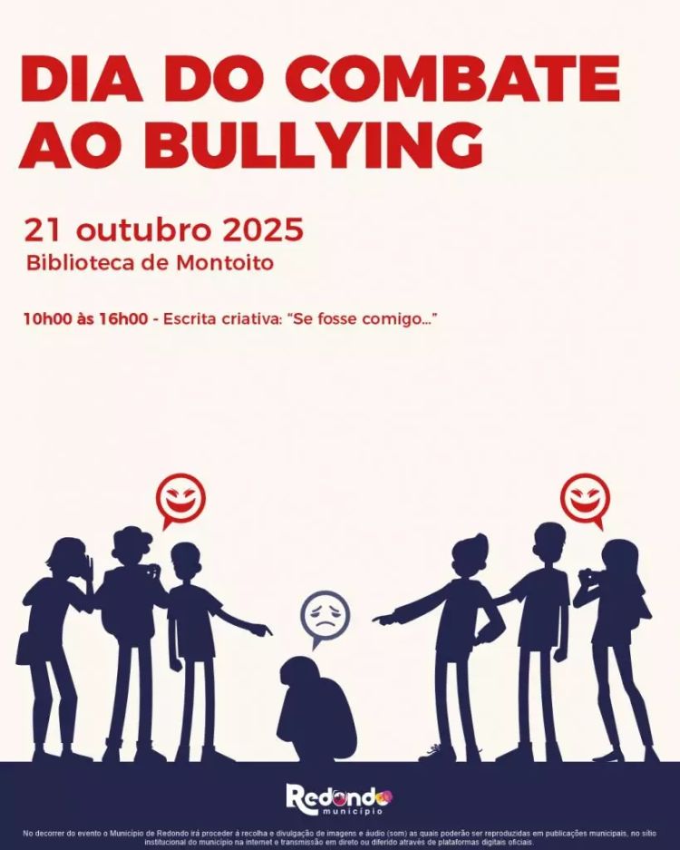 Dia do Combate ao Bullying | 21 de outubro | 10h00-16h00 | Biblioteca de Montoito