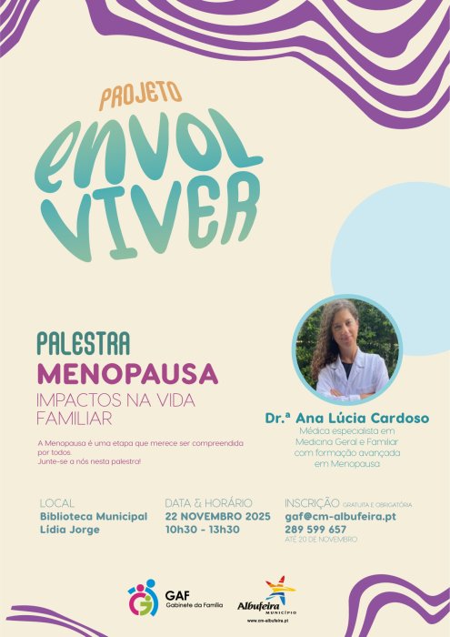 Projeto Envolviver | Palestra Menopausa