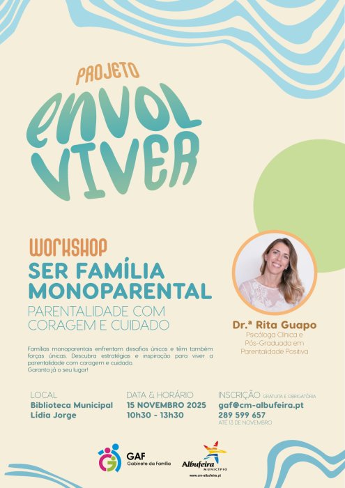 Projeto Envolviver | Workshop Ser Família Monoparental