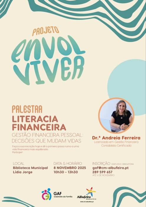Projeto Envolviver | Palestra Literacia Financeira