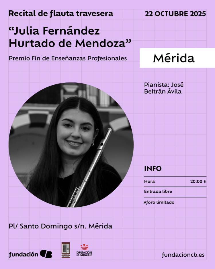 Recital de Flauta Travesera de Julia Fernández Hurtado de Mendoza