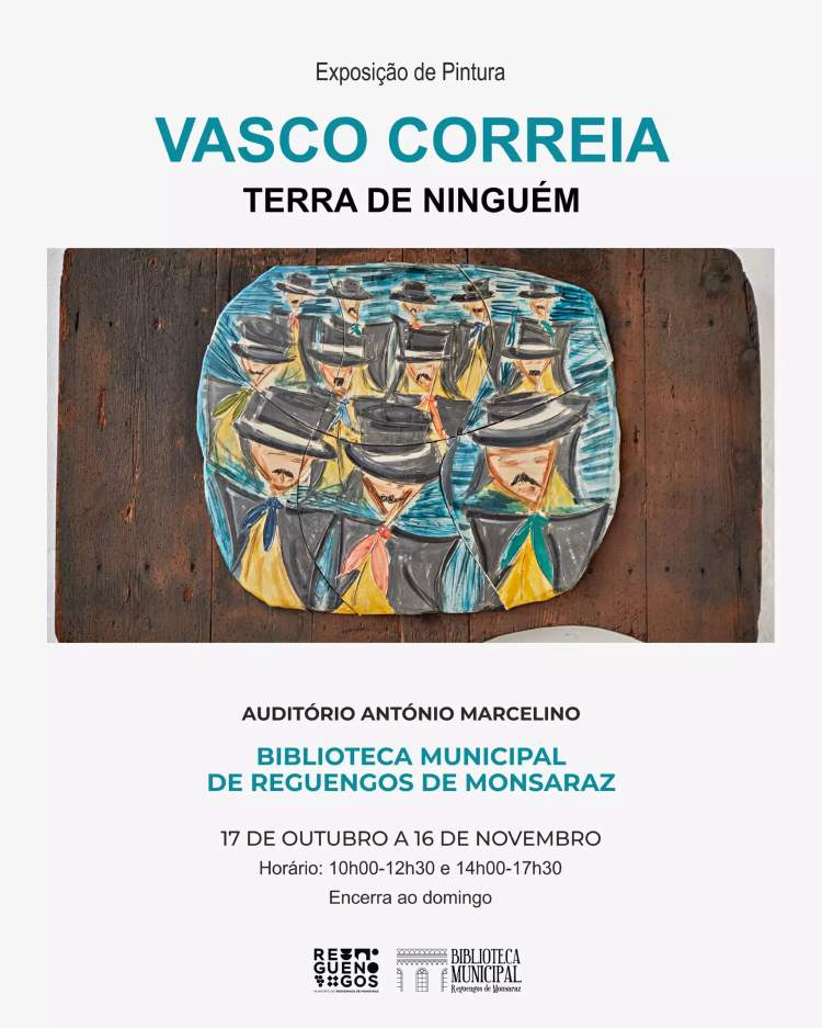 Exposição “Terra de Ninguém” de Vasco Correia na Biblioteca Municipal de Reguengos de Monsaraz