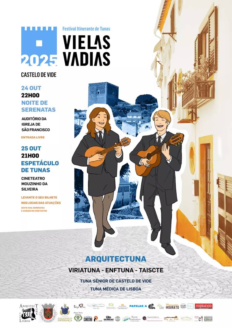 VIELAS VADIAS 2025 – FESTIVAL ITINERANTE DE TUNAS