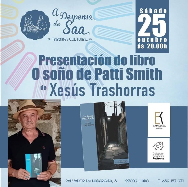 Poesía | 'O soño de Patti Smith' de Xesús Trashorras